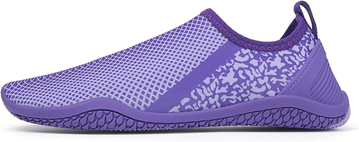 Aqua Socks Water Shoes Quick Dry Barefoot Non Slip for Swimming Surfing Beach Yoga Camping Boating River Pool Sport Men Women Adults Spring Shoe for Women 2025