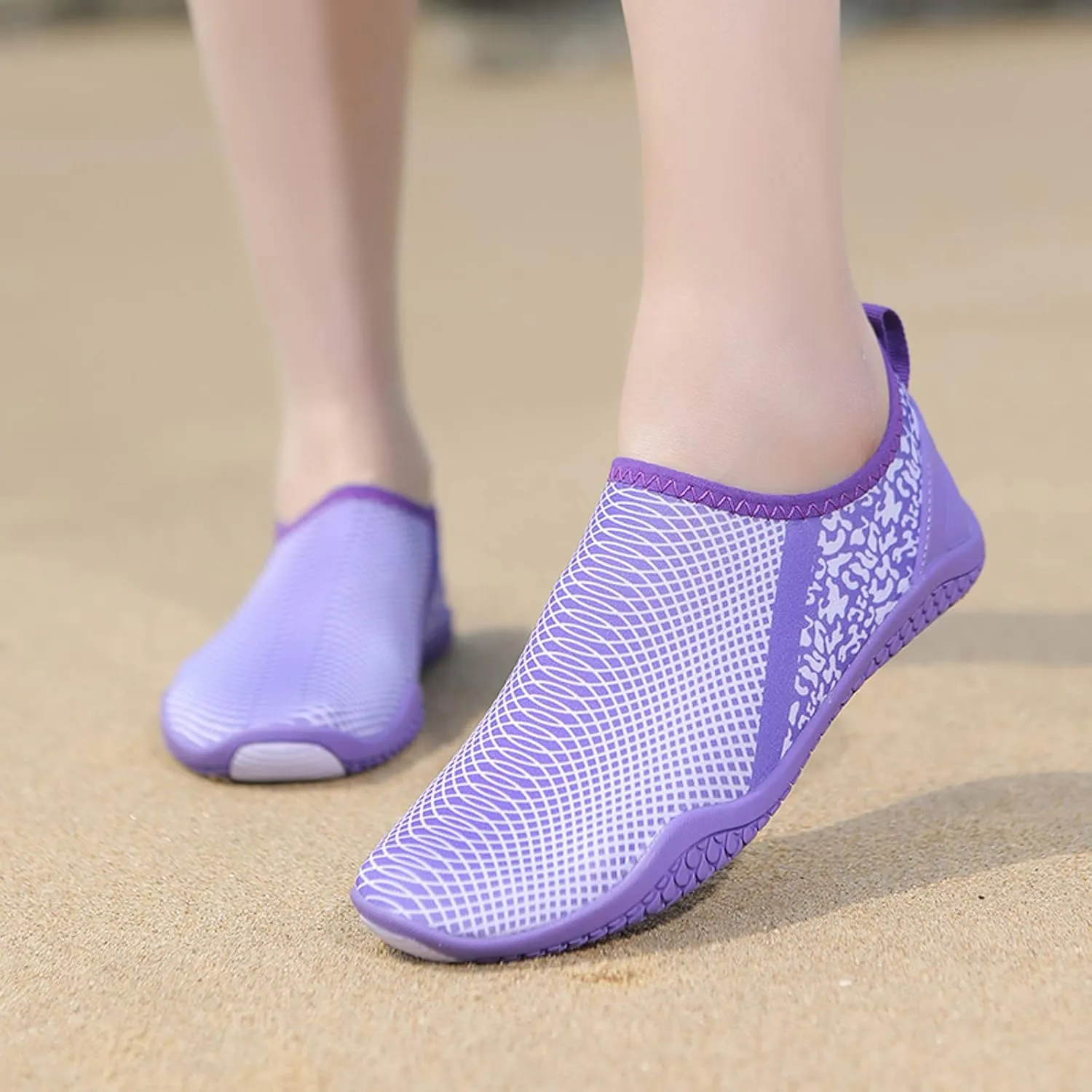 Aqua Socks Water Shoes Quick Dry Barefoot Non Slip for Swimming Surfing Beach Yoga Camping Boating River Pool Sport Men Women Adults Spring Shoe for Women 2025