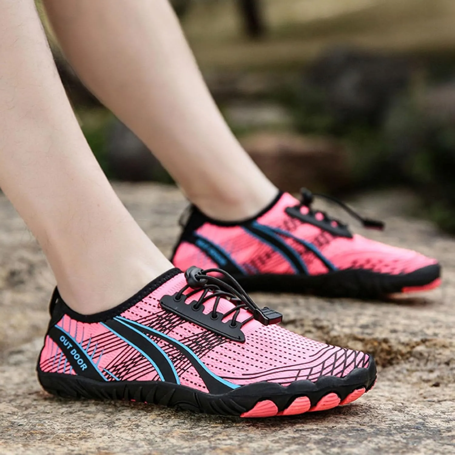 Aqua Water Shoes Quick Dry Barefoot for Women Men Beach Swim Pool Surf Yoga Hiking Lightweight Non Slip Breathable Outdoor Sports