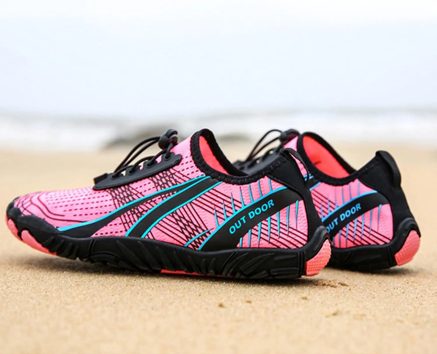 Aqua Water Shoes Quick Dry Barefoot for Women Men Beach Swim Pool Surf Yoga Hiking Lightweight Non Slip Breathable Outdoor Sports
