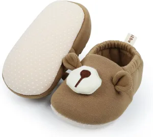 Baby Booties Newborn Shoes Infant Cotton Slippers Non-Slip Warm Ankle Boots for Boy Girl