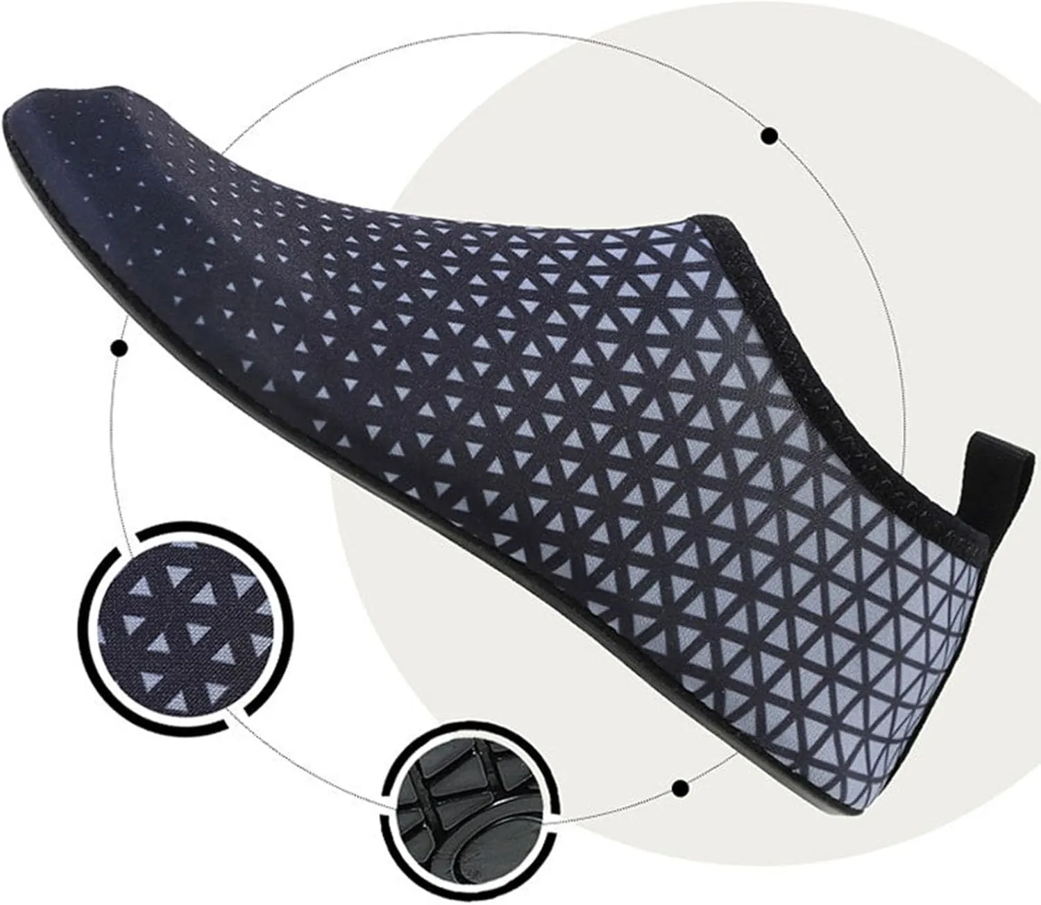 Barefoot Quick Dry Aqua Water Shoes for Swim Beach Pool Surf Hiking Kayaking Diving Yoga Outdoor Sports Men Women Lightweight