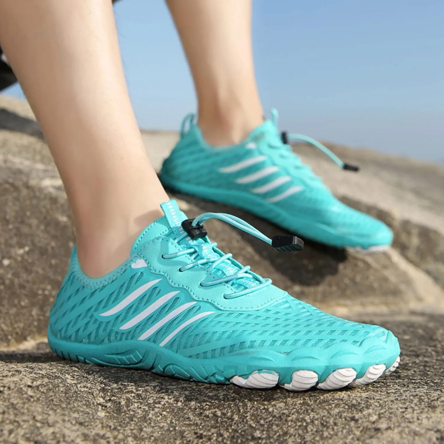 Barefoot Water Shoes Women Men Quick Dry Aqua Socks Beach Swim Pool Shoes Non Slip Outdoor Sports Hiking Surf Yoga Exercise Footwear