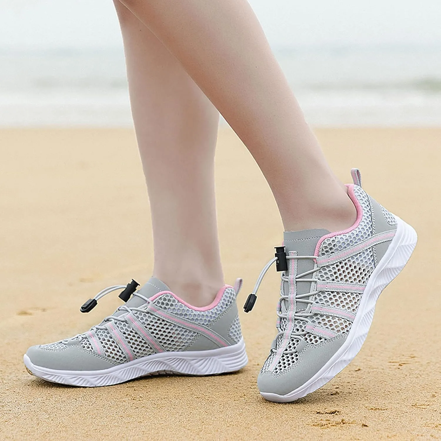 Beach Pool Swim Shoes Men Women Quick Dry Aqua Water Shoes Barefoot Surf Hiking Kayaking Diving Yoga Outdoor Sports Lightweight