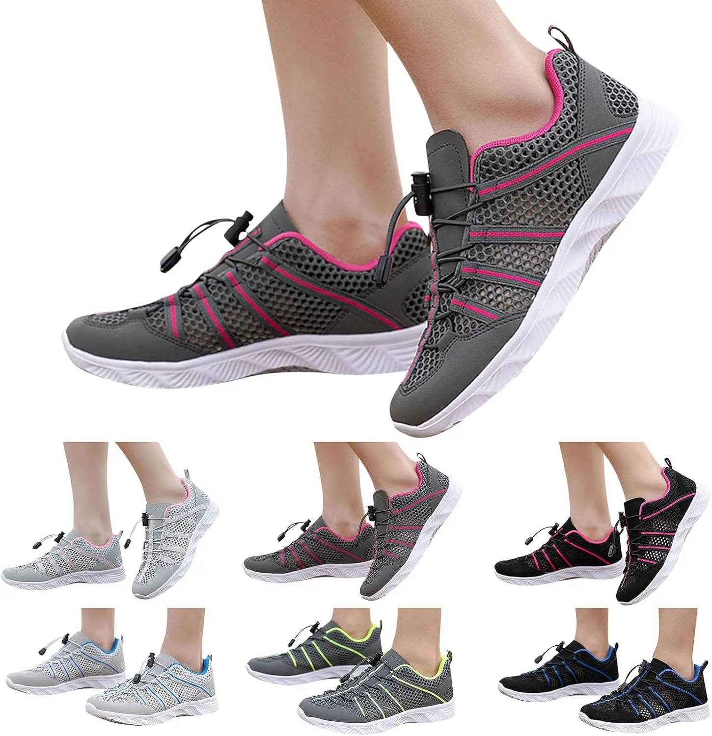Beach Pool Swim Shoes Men Women Quick Dry Aqua Water Shoes Barefoot Surf Hiking Kayaking Diving Yoga Outdoor Sports Lightweight