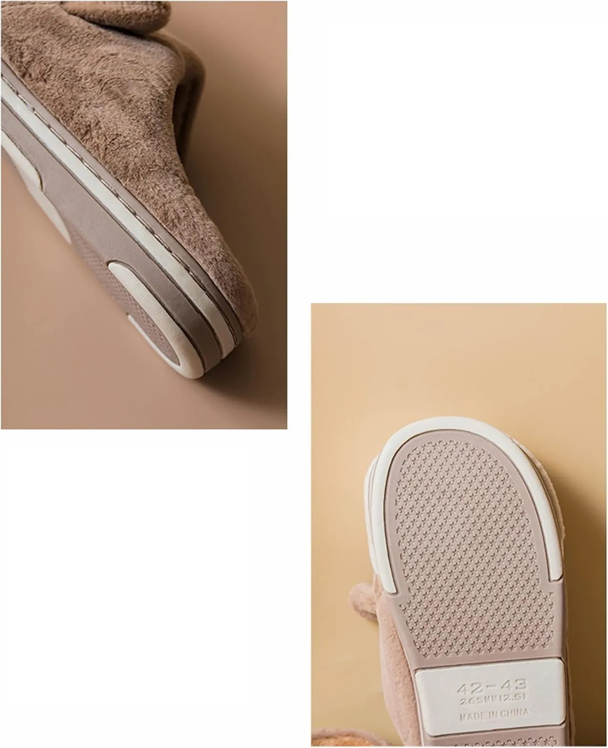 Cotton Slippers for Adults & Kids - Plush Hippo & Animal Designs, Perfect for Home