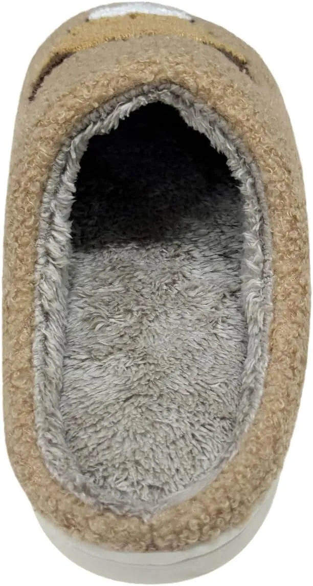 Cute House Slippers for Women Men Fluffy Plush Warm Animal Slippers Winter Comfy Bedroom Shoes