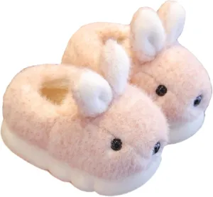 Cute Women's Rabbit Slippers - Warm & Plush, Cartoon Design, Perfect for Winter & Indoor/Outdoor Use