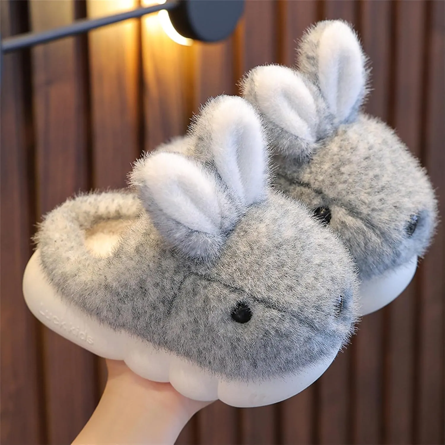 Cute Women's Rabbit Slippers - Warm & Plush, Cartoon Design, Perfect for Winter & Indoor/Outdoor Use