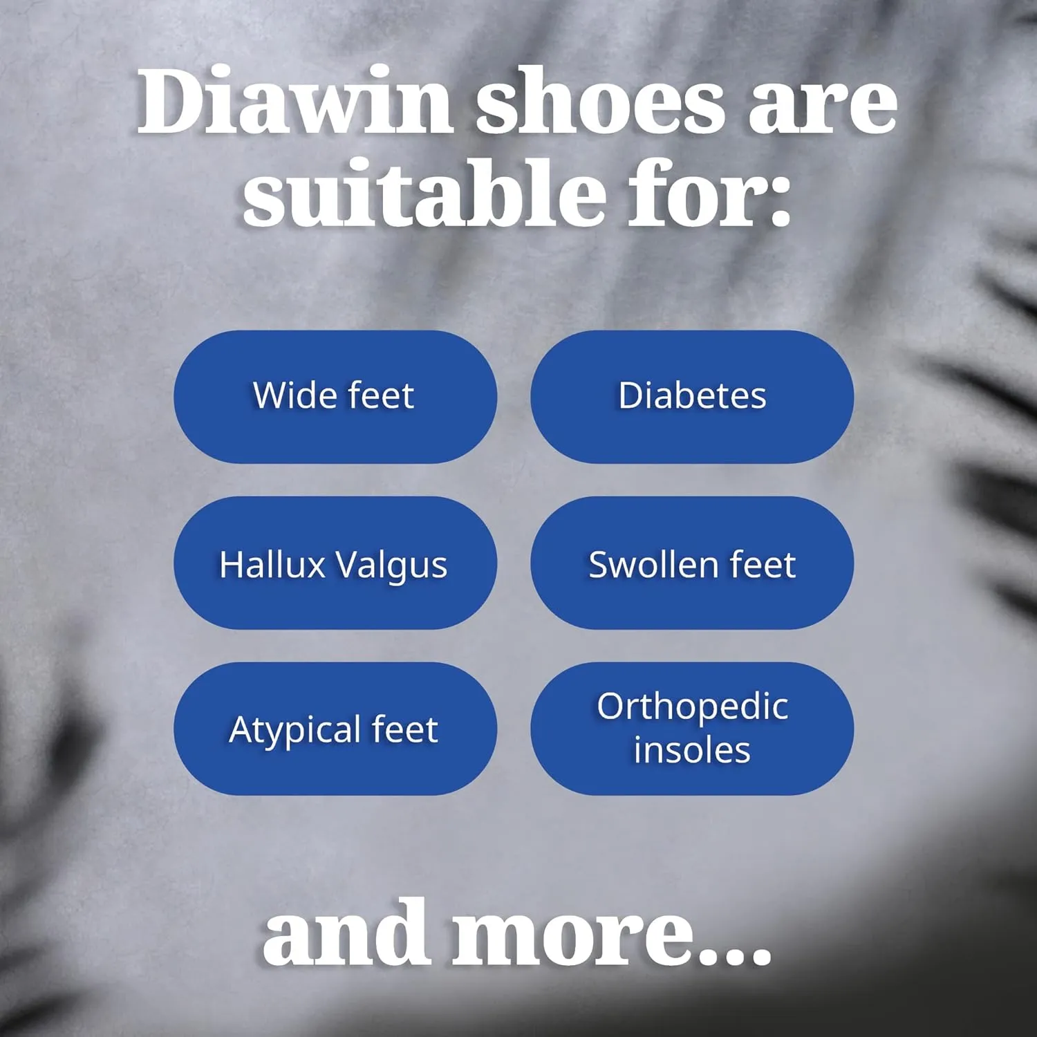 diawin Wide Shoes for Men & Women – Extra Depth Walking Shoes with Wide Toe Box for Swollen Feet, Hallux, Arthritis, and Diabetic Needs – Durable Genuine Leather for Comfort