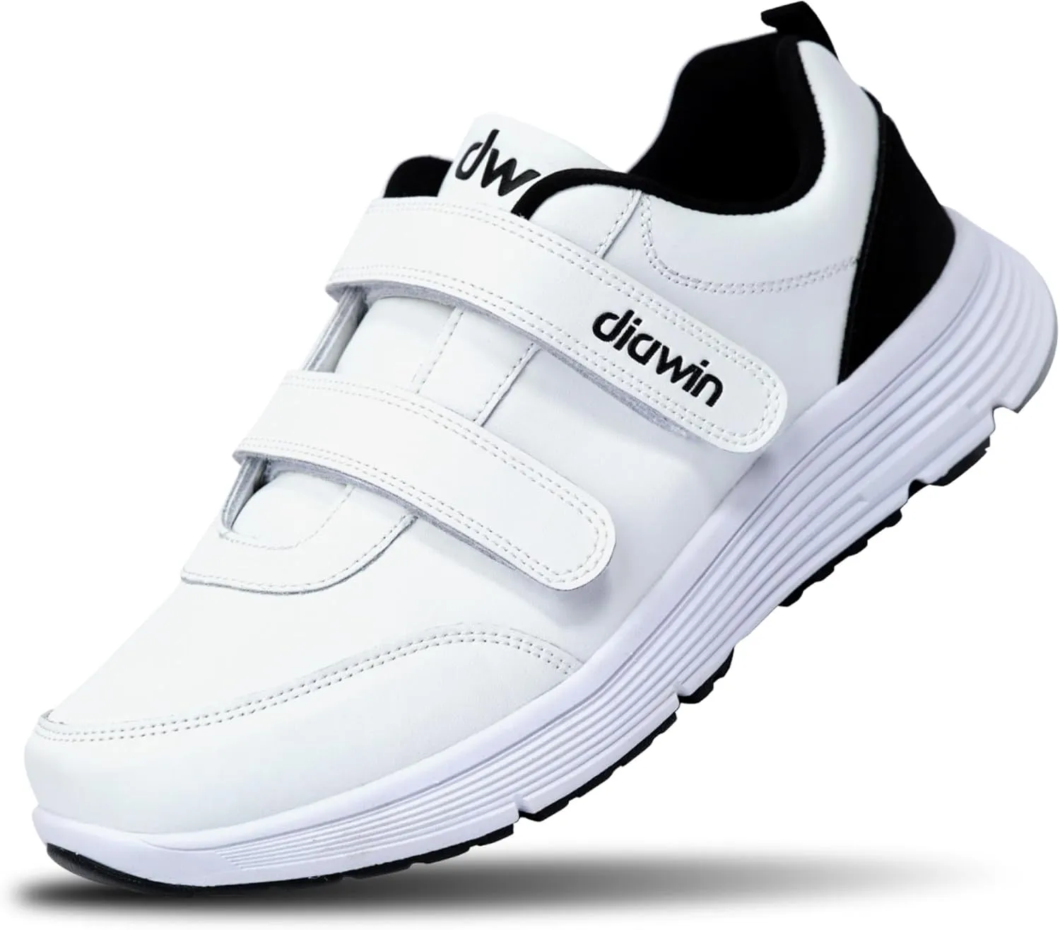 diawin Wide Shoes for Men & Women – Extra Depth Walking Shoes with Wide Toe Box for Swollen Feet, Hallux, Arthritis, and Diabetic Needs – Durable Genuine Leather for Comfort