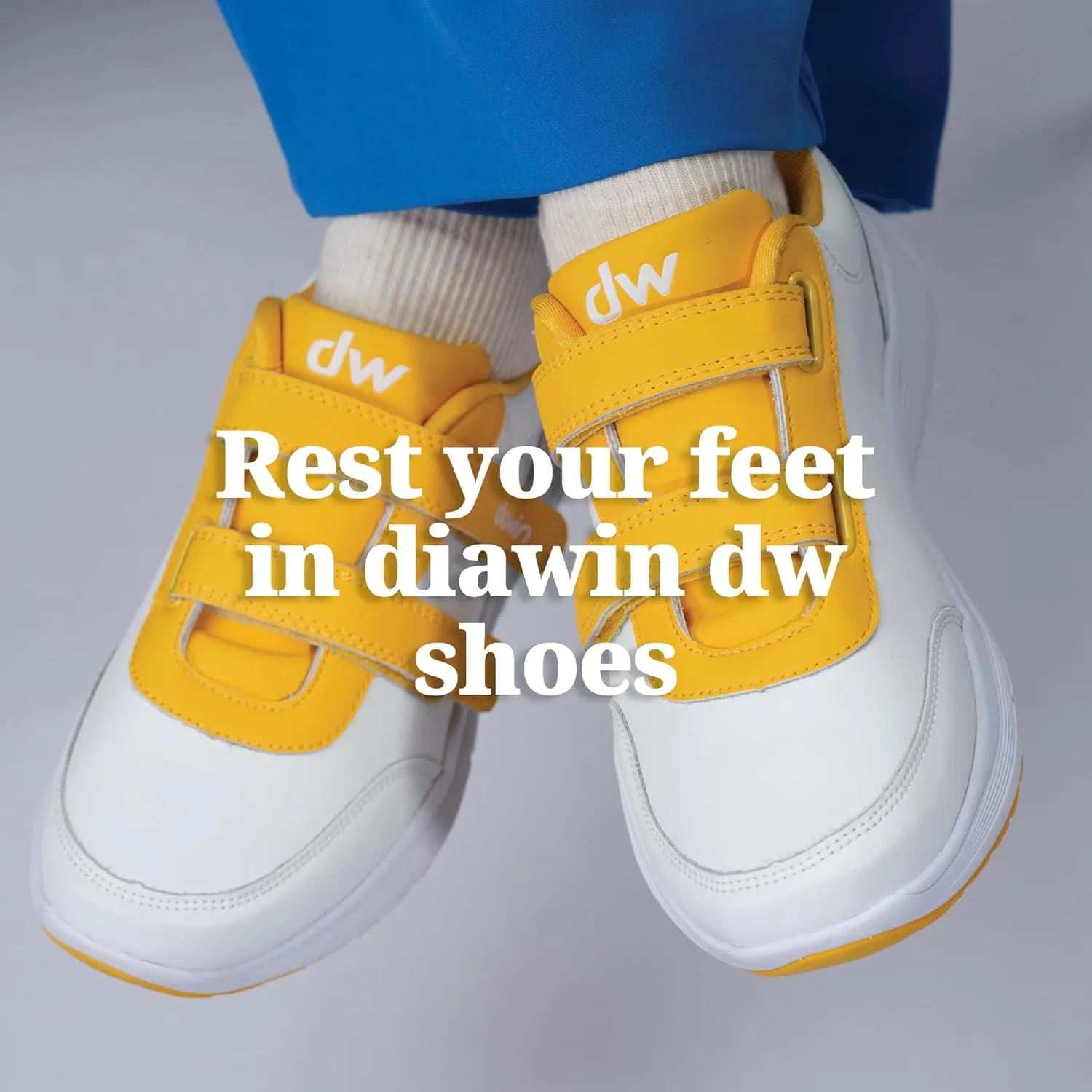 diawin Wide Shoes for Men & Women – Extra Depth Walking Shoes with Wide Toe Box for Swollen Feet, Hallux, Arthritis, and Diabetic Needs – Durable Genuine Leather for Comfort