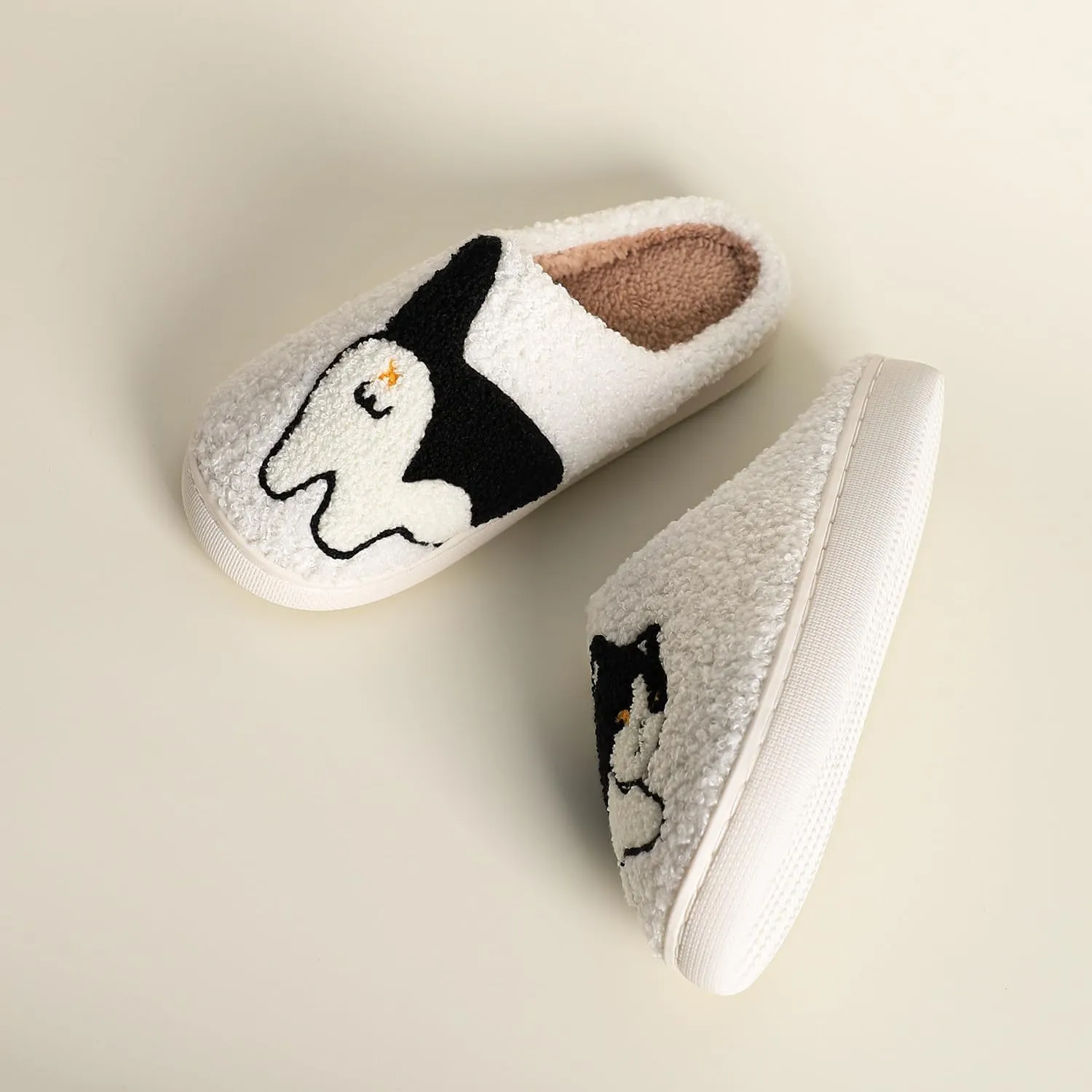 Gaolinci Funny Cat Cotton Slippers, Cute Cat Butt Home Slippers for Women