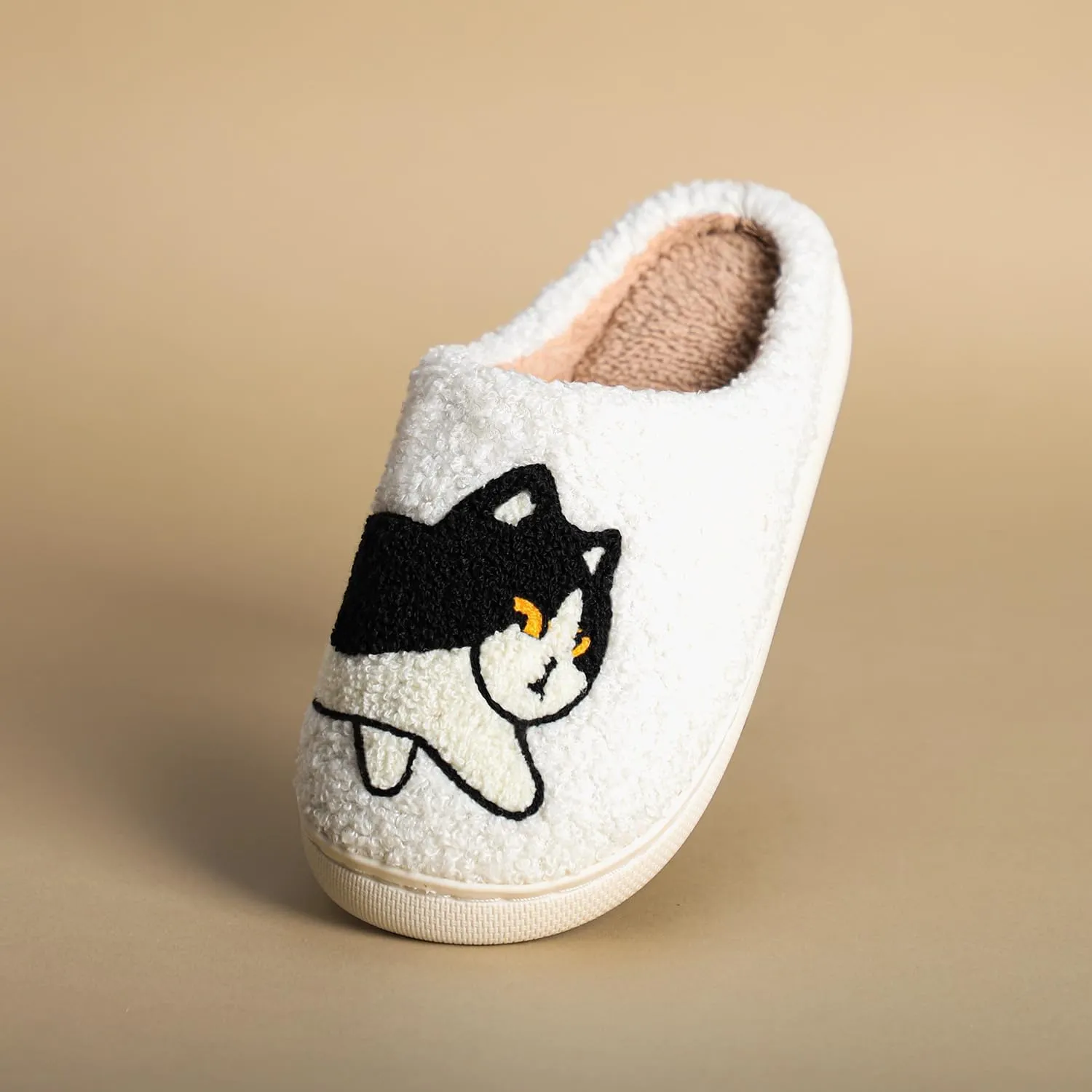 Gaolinci Funny Cat Cotton Slippers, Cute Cat Butt Home Slippers for Women