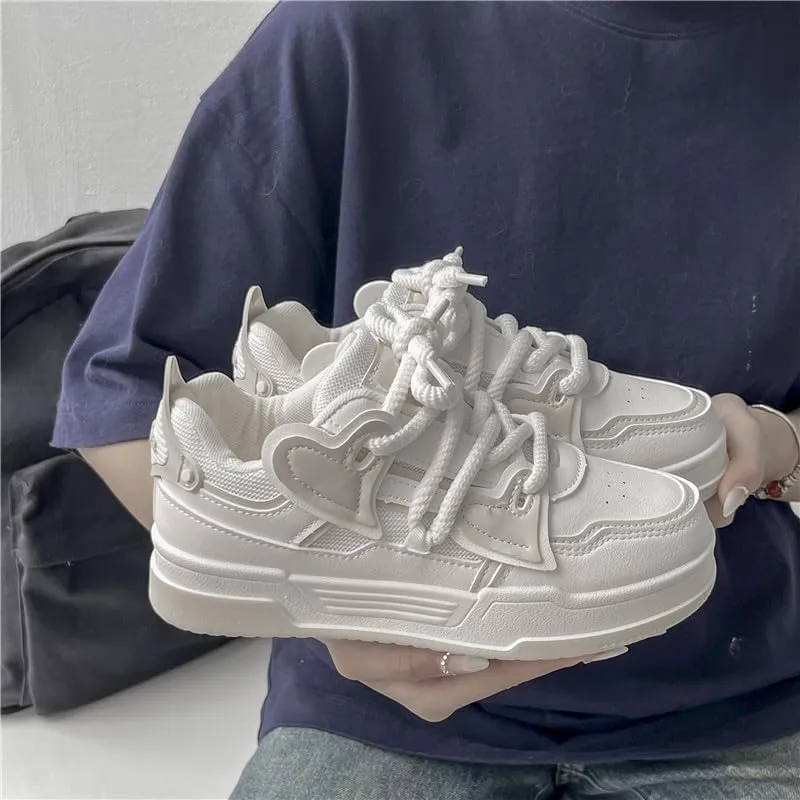 Girls' Dopamine Niche Design Spring and Autumn Women's Casual All-Match Sneakers