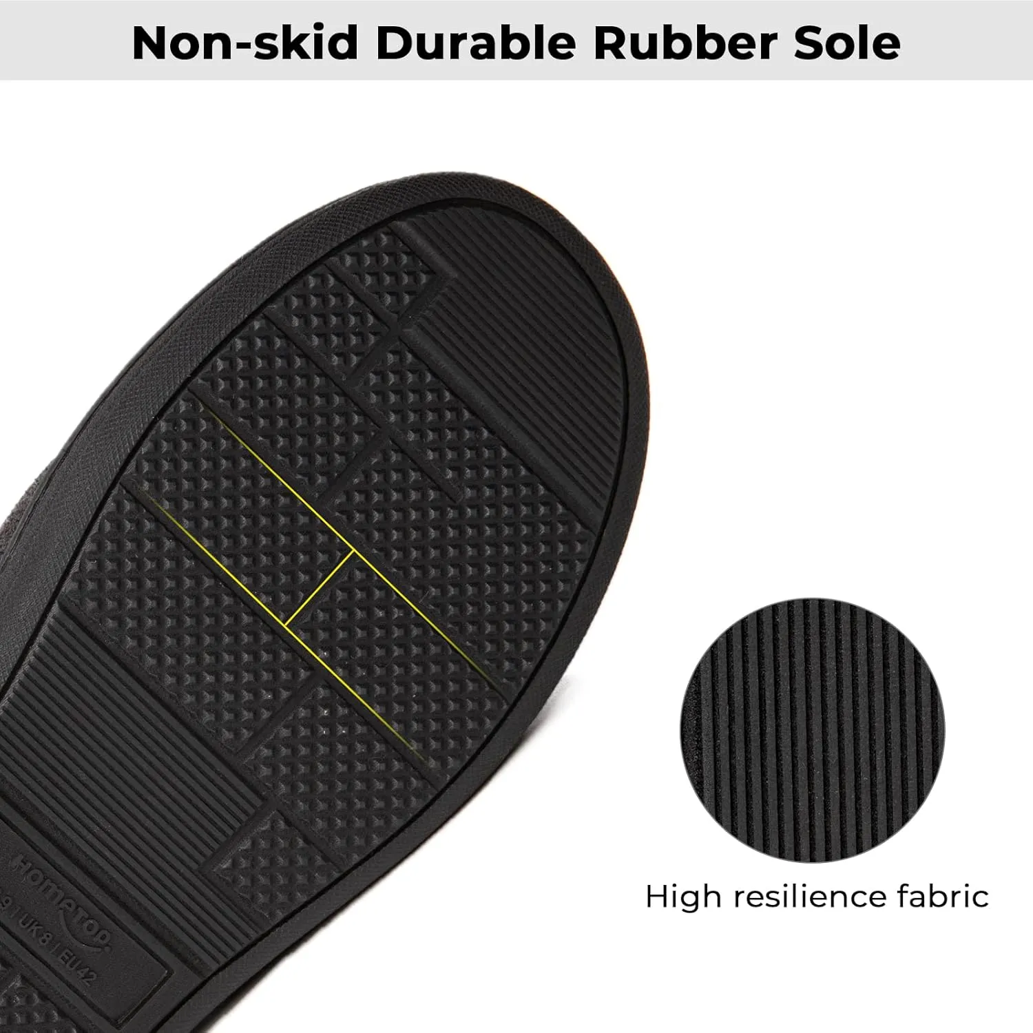 HomeTop Men's House Slippers Memory Foam Shoes Moccasins Style Indoor Outdoor Classic Breathable Premium Microsuede Washable Slippers