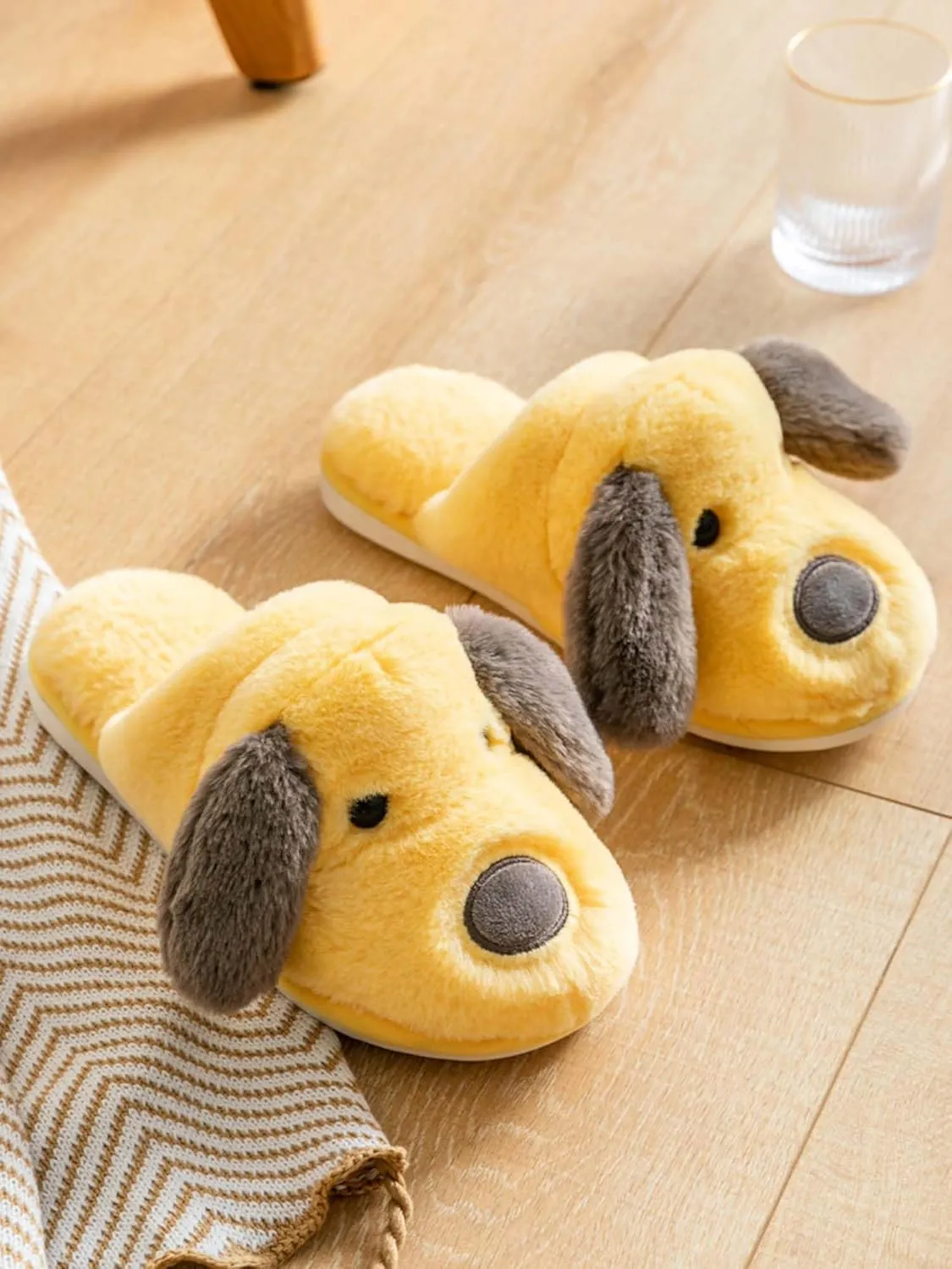 Hopelong Women Slippers,Bunny Slippers for Women,Cute Bunny Ear Slippers,Cute Fuzzy Slippers,Indoor Women Animal Slippers