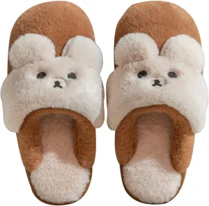Hopelong Women Slippers,Bunny Slippers for Women,Cute Bunny Ear Slippers,Cute Fuzzy Slippers,Indoor Women Animal Slippers