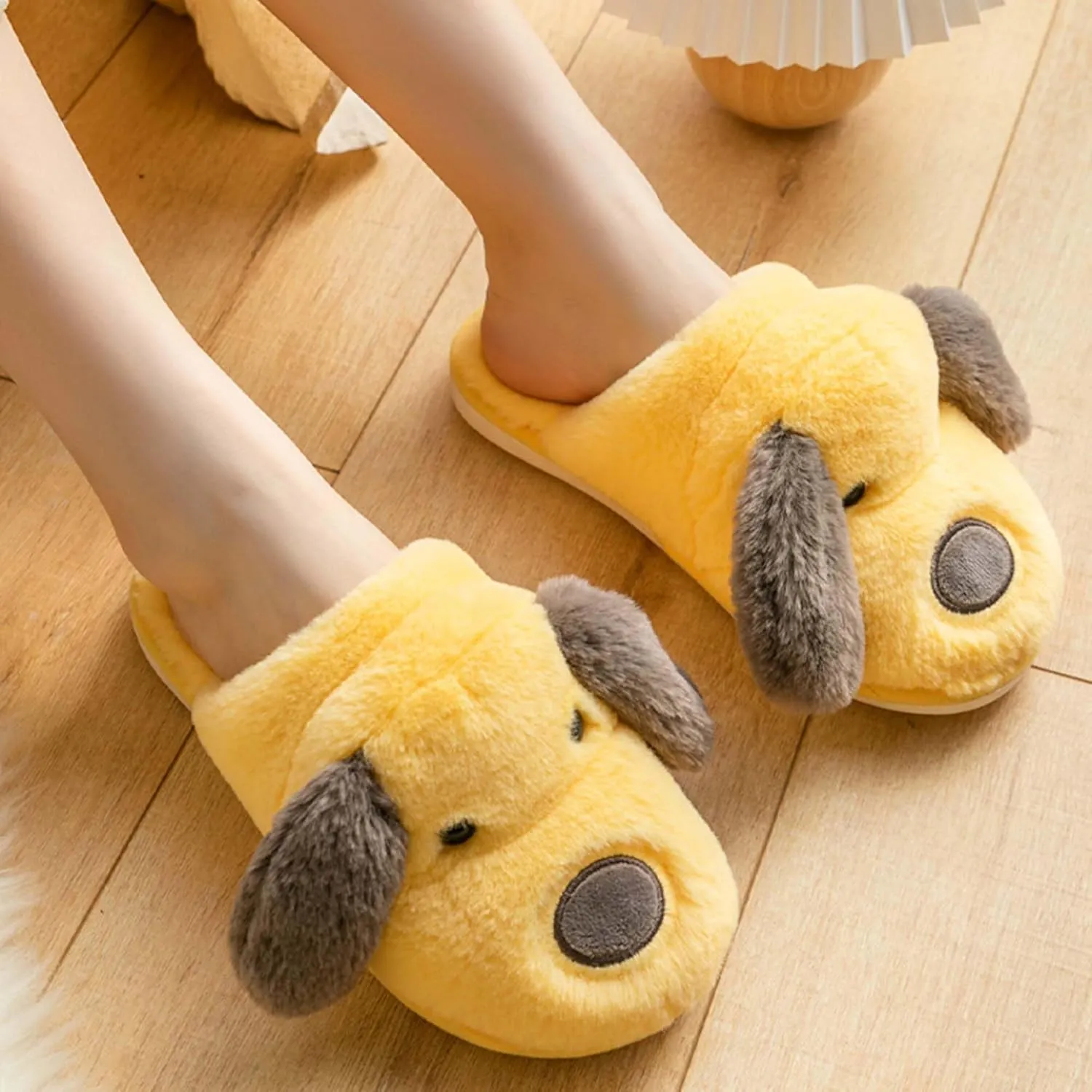 Hopelong Women Slippers,Bunny Slippers for Women,Cute Bunny Ear Slippers,Cute Fuzzy Slippers,Indoor Women Animal Slippers