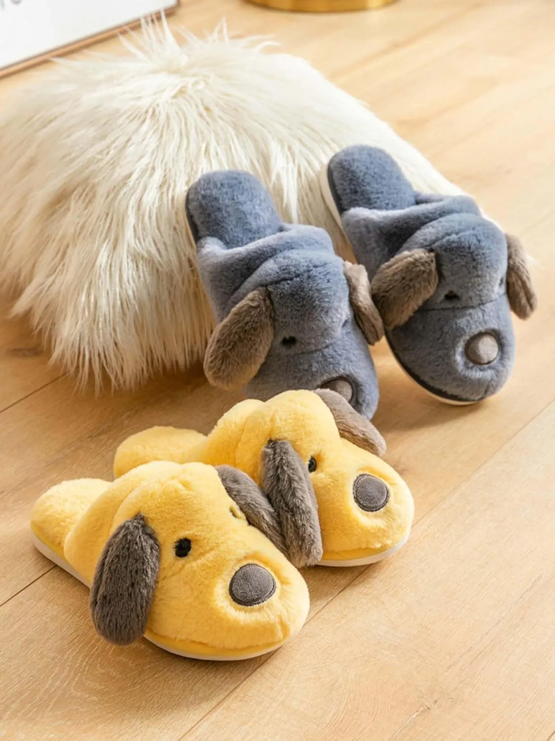 Hopelong Women Slippers,Bunny Slippers for Women,Cute Bunny Ear Slippers,Cute Fuzzy Slippers,Indoor Women Animal Slippers