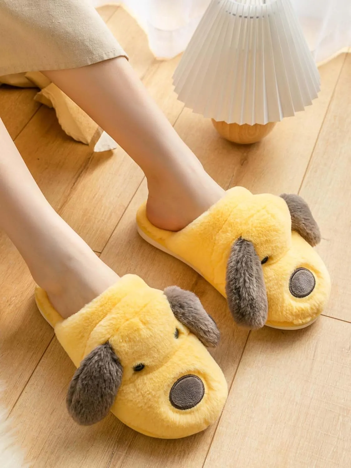 Hopelong Women Slippers,Bunny Slippers for Women,Cute Bunny Ear Slippers,Cute Fuzzy Slippers,Indoor Women Animal Slippers