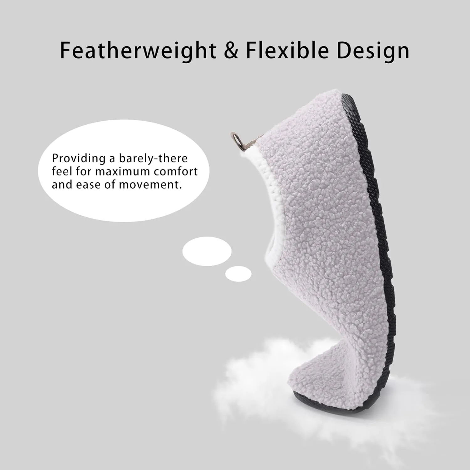 House Slippers for Women Men Travel Slippers Socks Non Slip Barefoot Indoor Bedroom Shoes