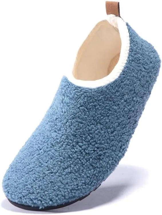 House Slippers for Women Men Travel Slippers Socks Non Slip Barefoot Indoor Bedroom Shoes