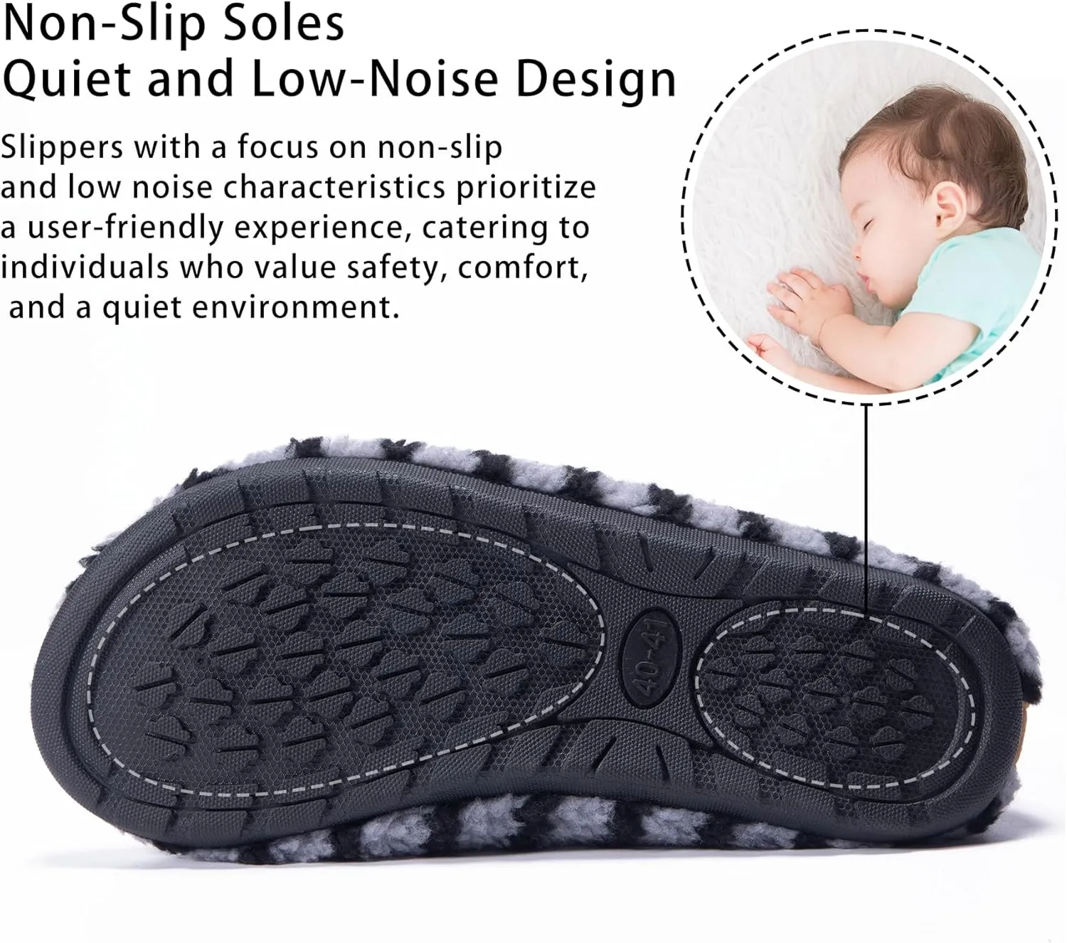 House Slippers for Women Men Travel Slippers Socks Non Slip Barefoot Indoor Bedroom Shoes