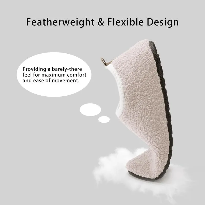 House Slippers for Women Men Travel Slippers Socks Non Slip Barefoot Indoor Bedroom Shoes