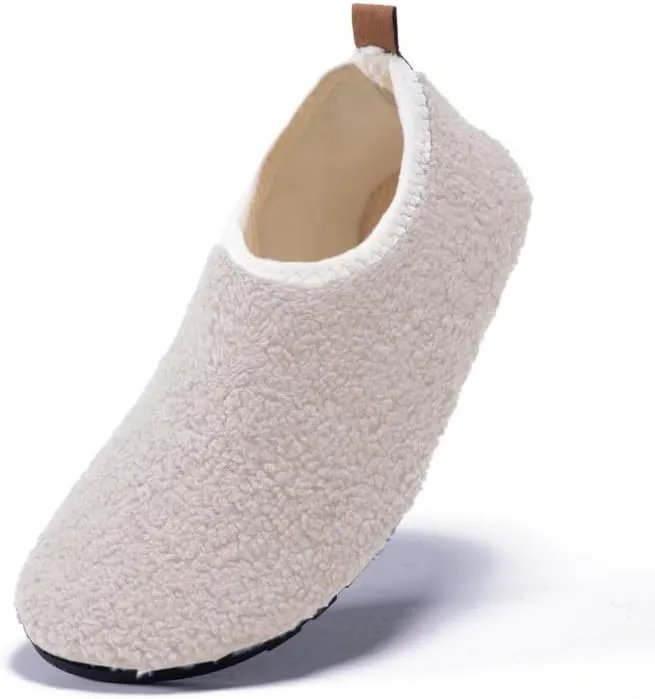 House Slippers for Women Men Travel Slippers Socks Non Slip Barefoot Indoor Bedroom Shoes