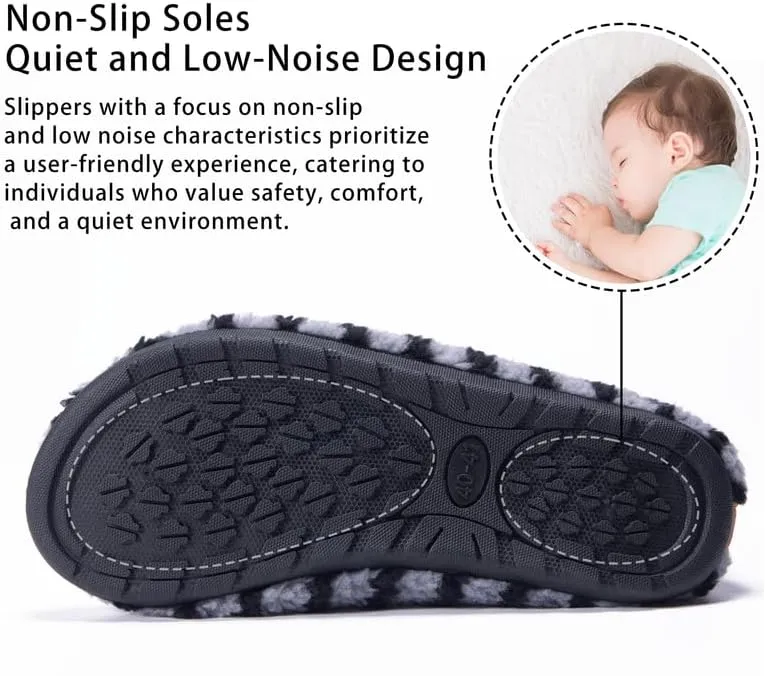 House Slippers for Women Men Travel Slippers Socks Non Slip Barefoot Indoor Bedroom Shoes