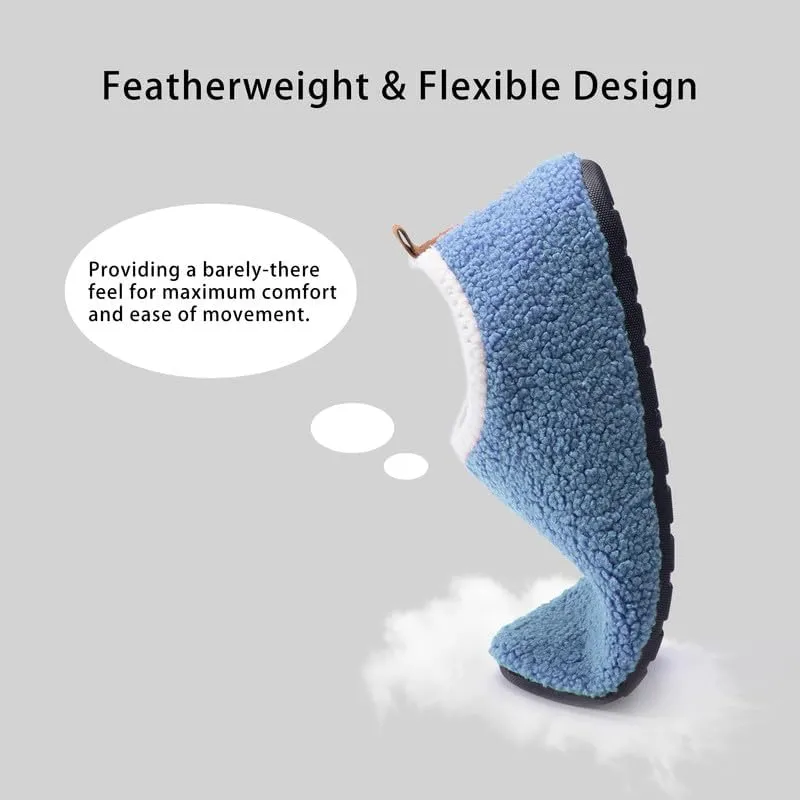 House Slippers for Women Men Travel Slippers Socks Non Slip Barefoot Indoor Bedroom Shoes