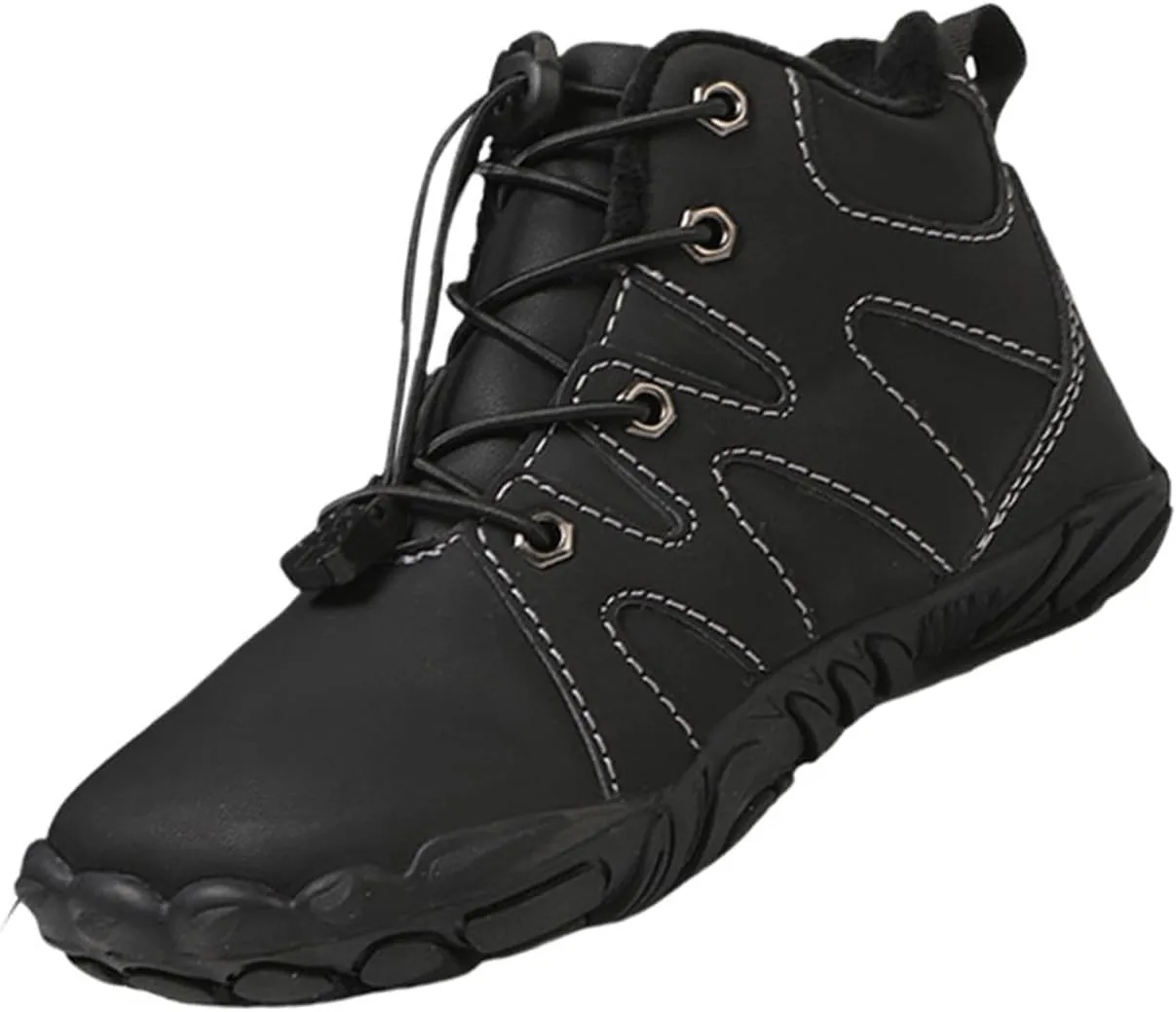 Kids Water Proof Barefoot Shoes for Boys Girls Fall Winter Warm 𝐐uick 𝗗ry Shoe Toddler Slip on Wide Toe Box Hiking