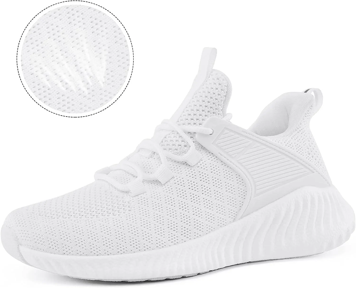 KPP Walking Shoes for Men Breathable Tennis Running Gym Sneakers Slip On Memory Foam Shoes