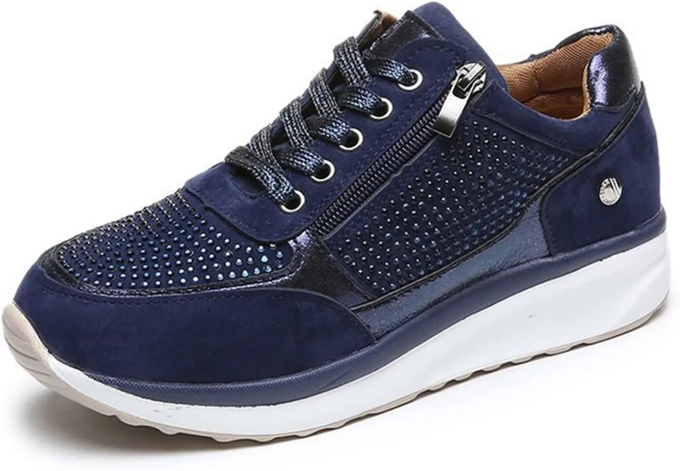 Lausiuoe Sneakers For Women Walking Shoes Comfortable Fashion Sneakers Breathable Casual Comfortable Lightweight Shoes