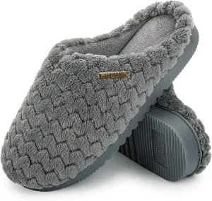 LongBay Women's Slip-On House Slippers Comfy Memory Foam Bedroom Shoes