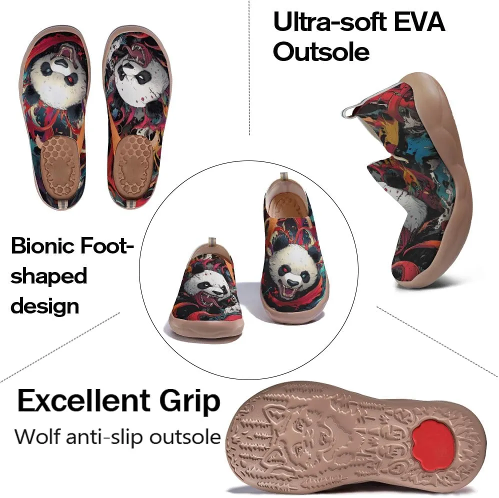 Men's Art Travel Slip-On Shoes Casual Lightweight Breathable Flats Comfortable Loafers