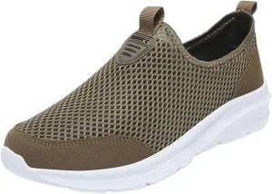 Men's Running Shoes Casual Slip on Walking Tennis Gym Sneakers Lightweight Breathable Mesh Workout Sports Sneakers