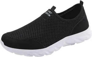 Men's Running Shoes Casual Slip on Walking Tennis Gym Sneakers Lightweight Breathable Mesh Workout Sports Sneakers