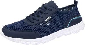 Men's Running Shoes Casual Slip on Walking Tennis Gym Sneakers Lightweight Breathable Mesh Workout Sports Sneakers