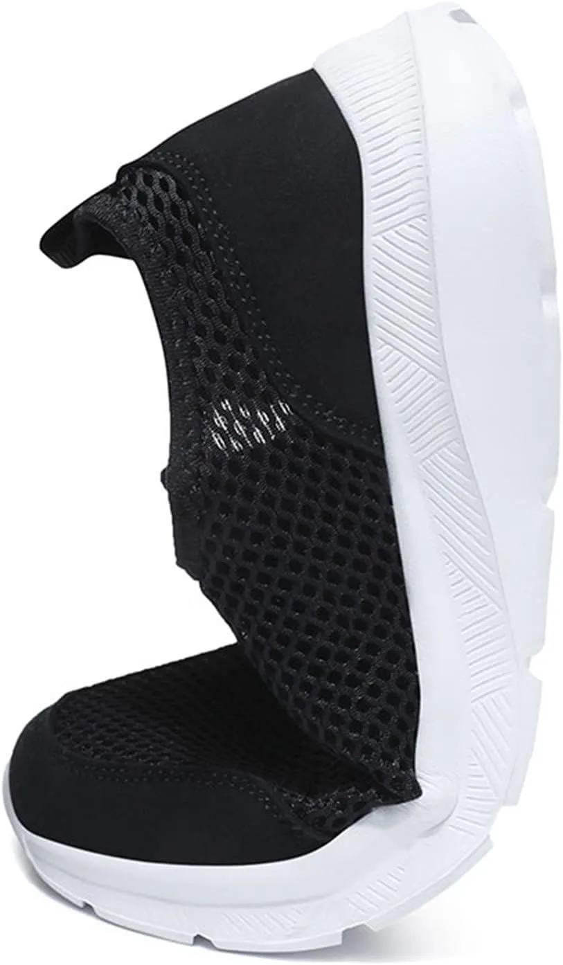 Men's Running Shoes Casual Slip on Walking Tennis Gym Sneakers Lightweight Breathable Mesh Workout Sports Sneakers