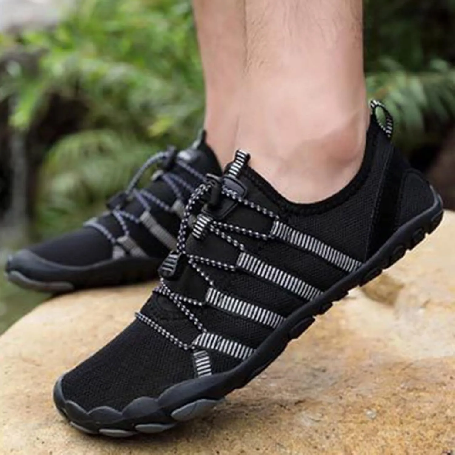 Mens Size 9 Shoes Water Resistant Quick Drying Slip On Womens Barefoot Water Shoes Water Shoes Men Wide Width Outdoor Beach Swimming Aqua Socks for Pool Beach Surf Walk Water Yoga