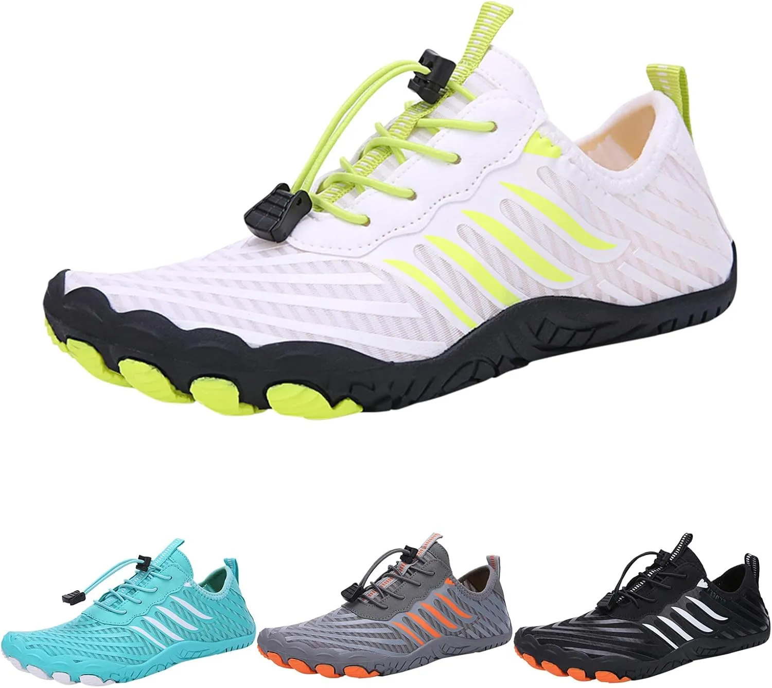 Mens Size 9 Wide Water Shoes Breathable Non Slip Athletic Water Shoes Hiking Men Water Shoes Wide Summer Quick Dry Sandals Slippers Aqua Socks for Swim Beach Pool Surf Yoga