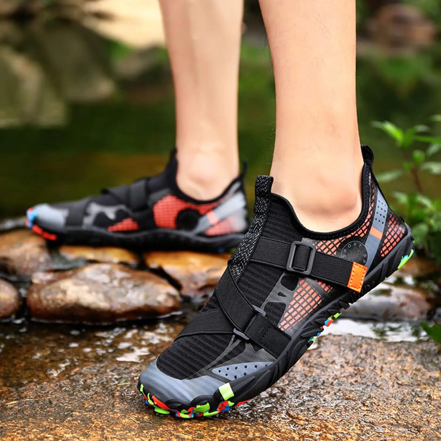 Mens Size 9 Wide Water Shoes Quick Drying Slip On Water Hiking Shoes for Men Wide Water Shoes for Women Jogging Quick Dry Pool Sports Sneaker for Pool Beach Surf Walking Water Park