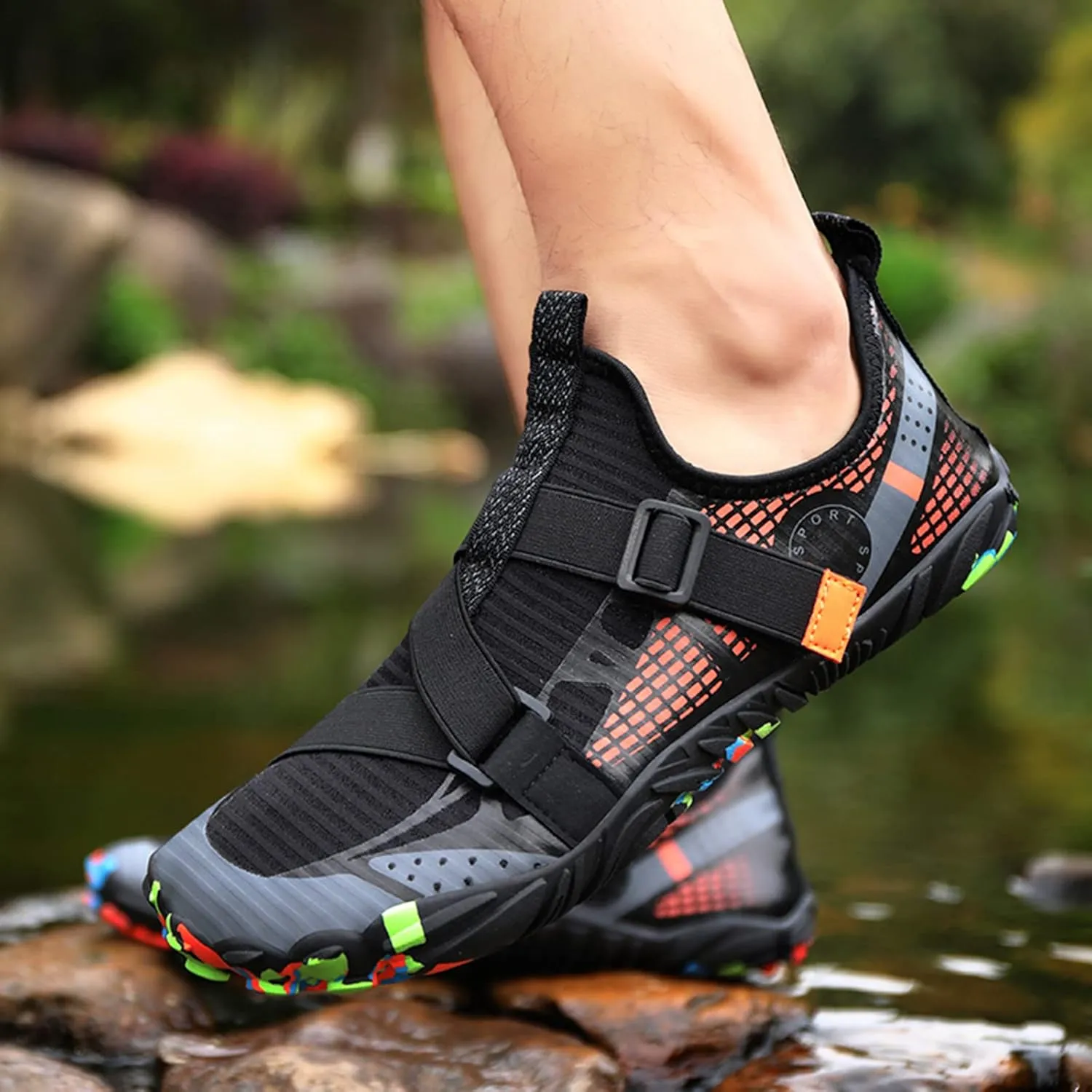Mens Size 9 Wide Water Shoes Quick Drying Slip On Water Hiking Shoes for Men Wide Water Shoes for Women Jogging Quick Dry Pool Sports Sneaker for Pool Beach Surf Walking Water Park