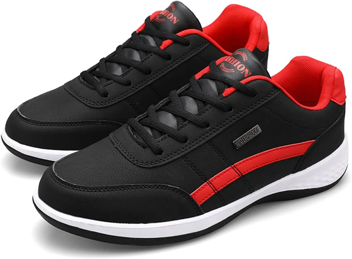 Mens Sneakers Waterproof Hiking Shoes Lightweight Tennis Shoes Comfortable Walking Shoes Outdoor Trekking Shoes