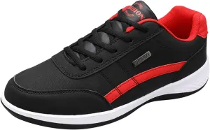 Mens Sneakers Waterproof Hiking Shoes Lightweight Tennis Shoes Comfortable Walking Shoes Outdoor Trekking Shoes