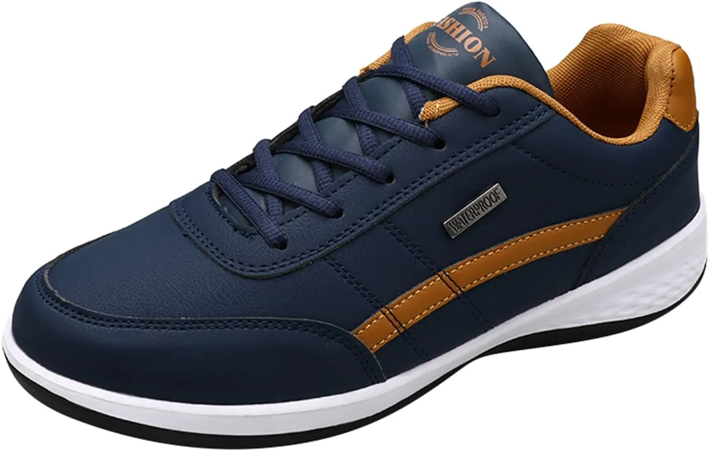 Mens Sneakers Waterproof Hiking Shoes Lightweight Tennis Shoes Comfortable Walking Shoes Outdoor Trekking Shoes