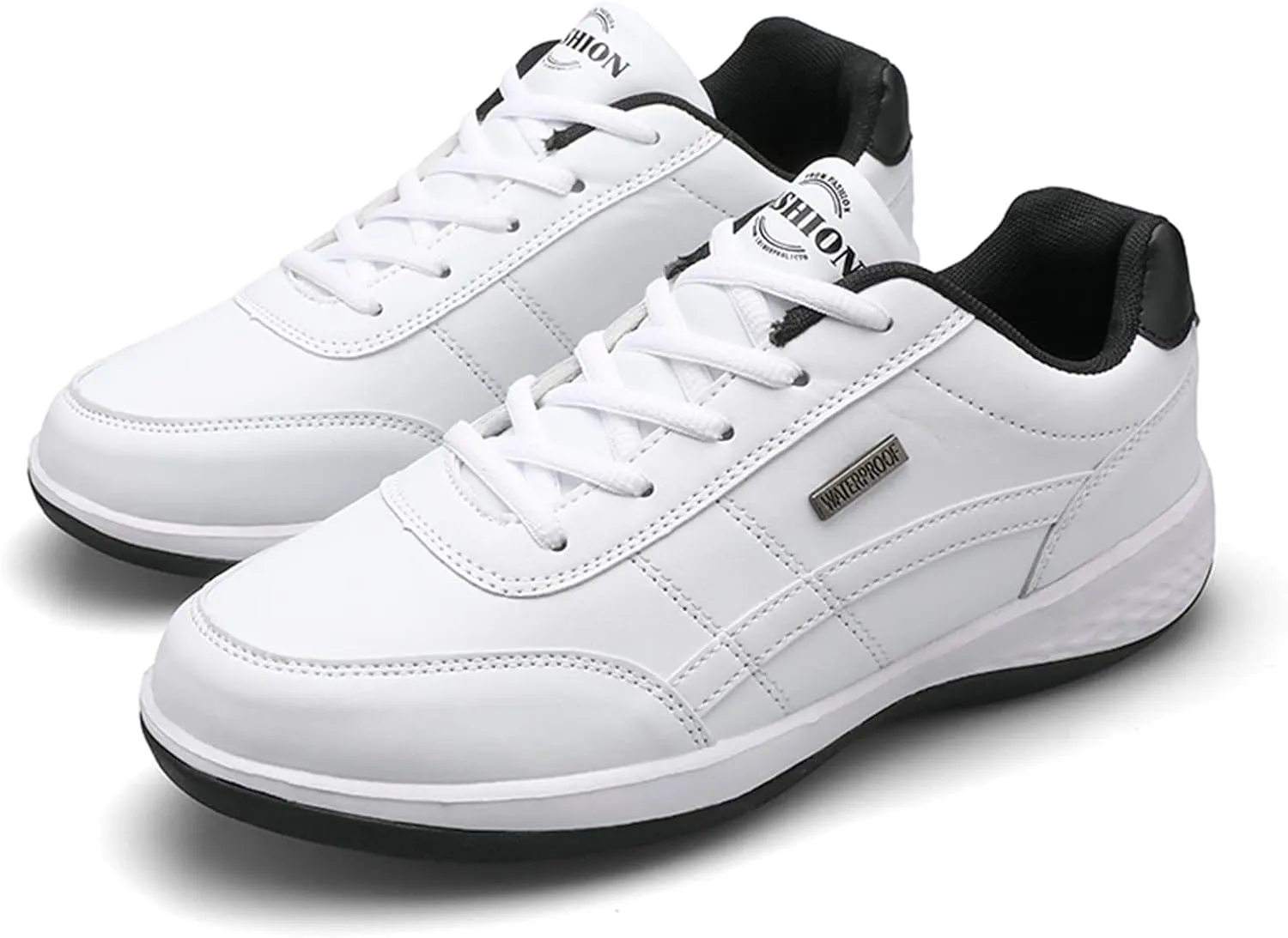 Mens Sneakers Waterproof Hiking Shoes Lightweight Tennis Shoes Comfortable Walking Shoes Outdoor Trekking Shoes
