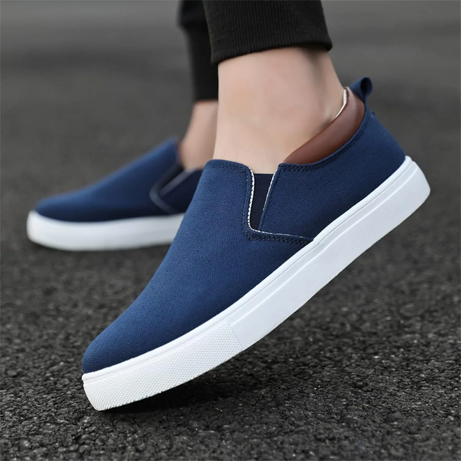 Men's Stretch Memory Foam Shoes Breathable and Light Outdoor Comfy Walking Shoe Business Casual Versatile Shoes